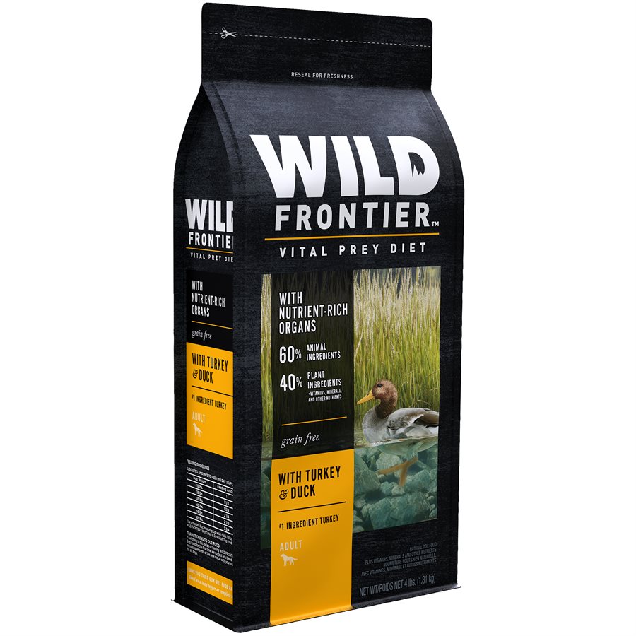 NUTRO Wild Frontier Grain Free Dog Food with Turkey & Duck 4LBS