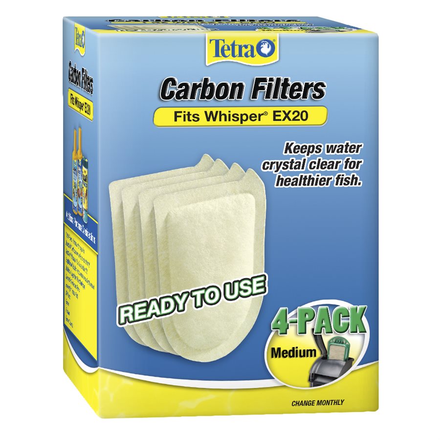 Tetra Whisper EX Carbon Filter Medium 4Pack