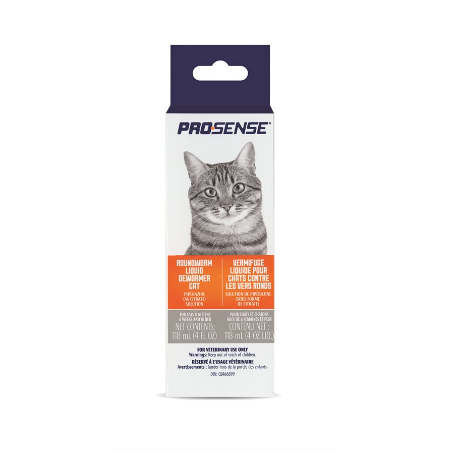 Spectrum ProSense Vermifuge Liquide pour Chats 4oz