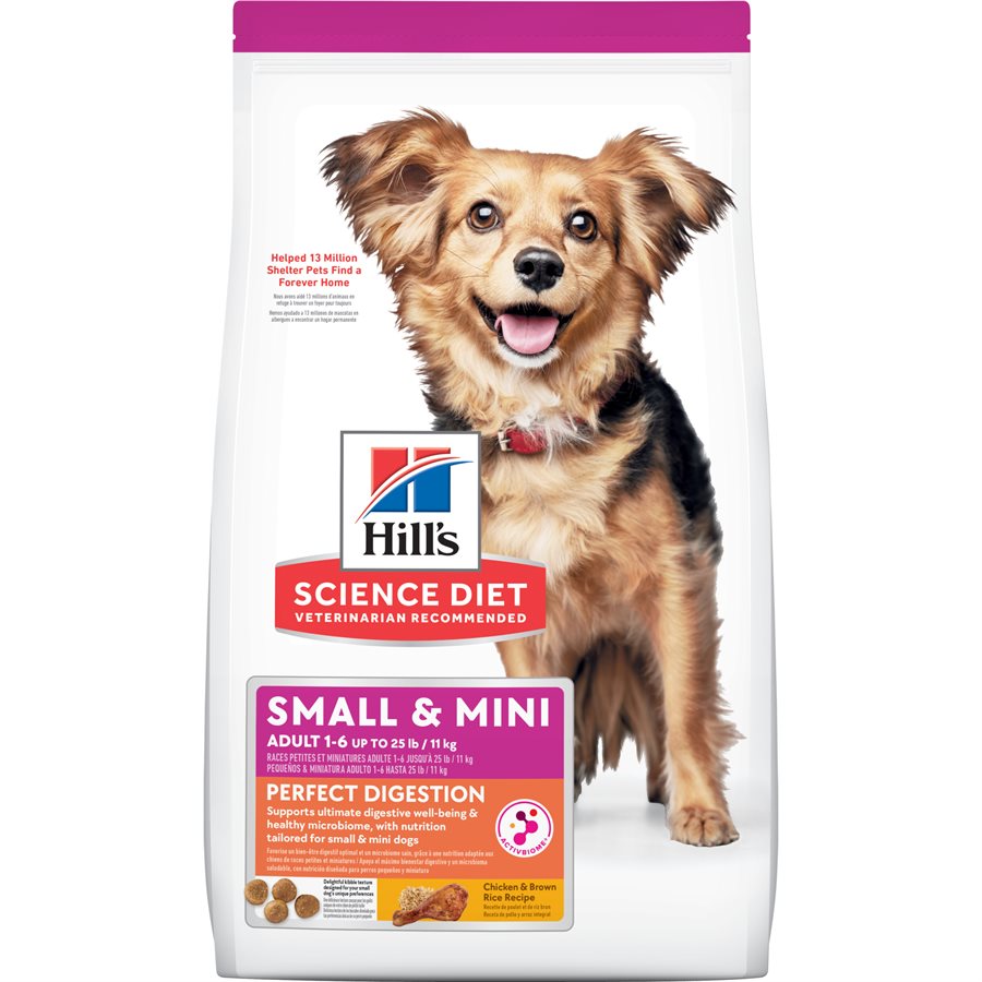 Hill's Science Diet Santé Digestive Chien Adulte Petite & Miniature Poulet & Riz