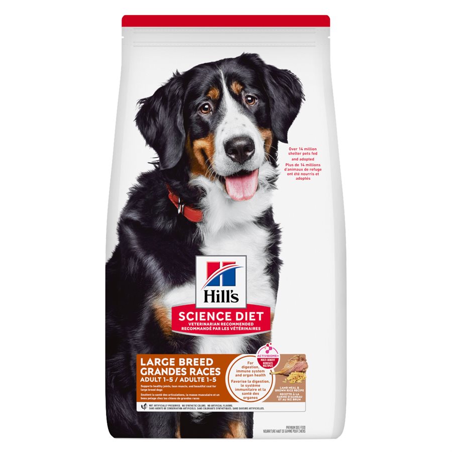 Hill's Science Diet Chien Adulte Grande Races Agneau & Riz 33 LB