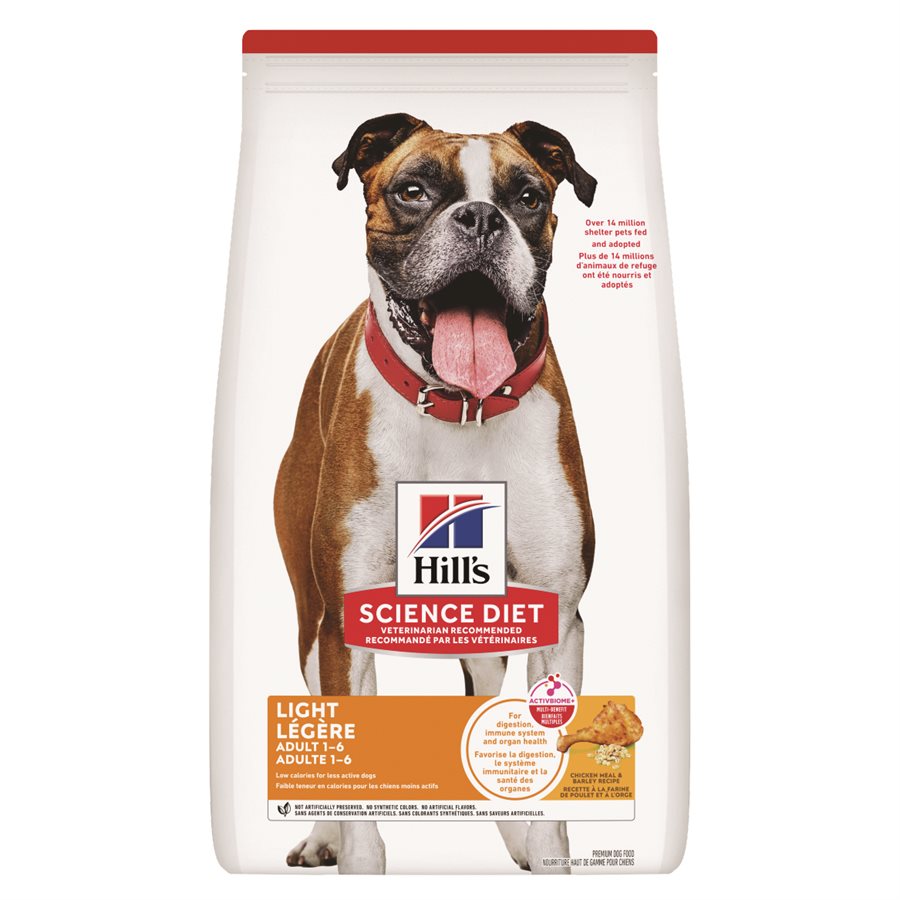 Hill's Science Diet Légère Chien avec Poulet & Orge 30 LB