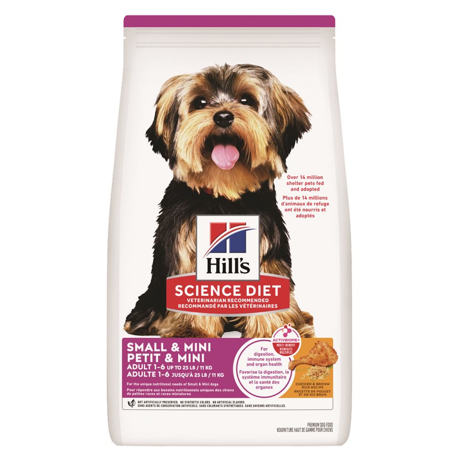Hill's Science Diet Chien Adulte Petite & Miniature Poulet & Riz