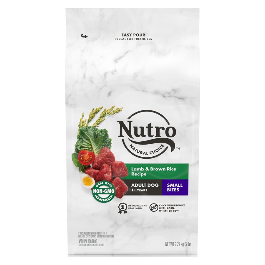 NUTRO Natural Choice Adult Dog Lamb & Brown Rice Small Bites 5LB