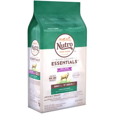 NUTRO Wholesome Essentials Adult Dog Lamb & Rice Small Bites 5LB