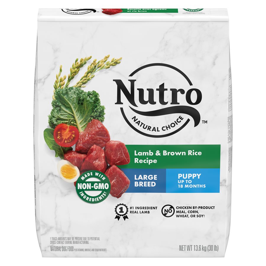 NUTRO Natural Choice Large Breed Puppy Lamb & Brown Rice 30LB
