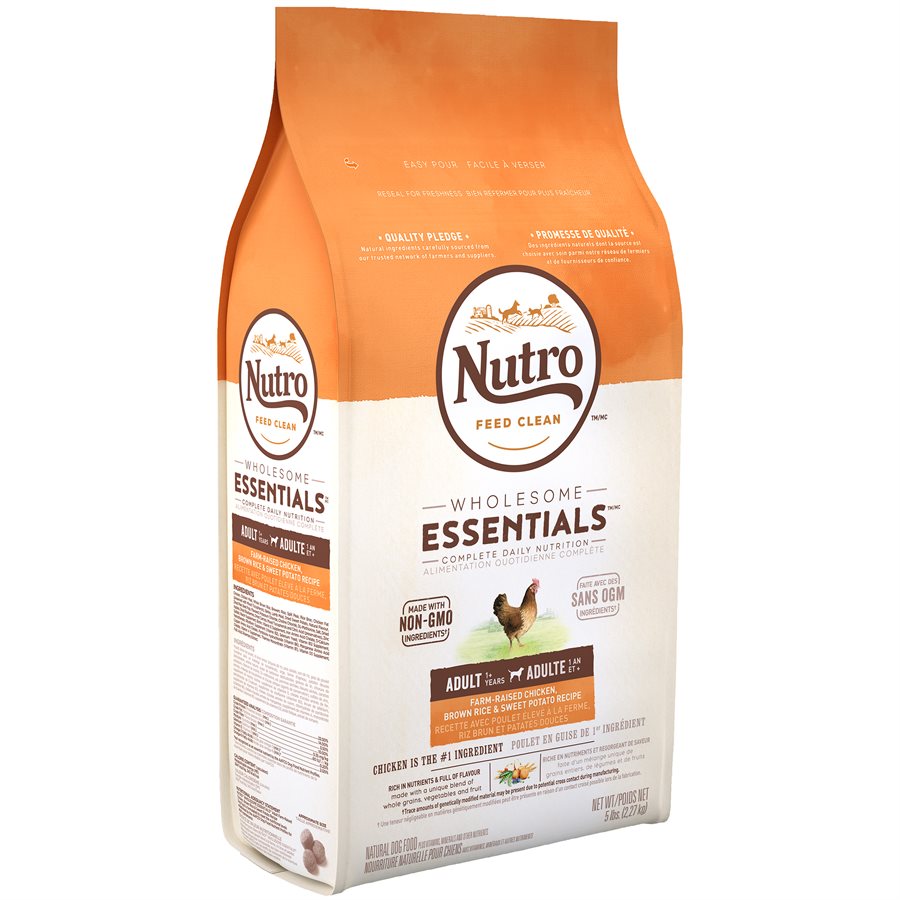 NUTRO Wholesome Essentials Adult Dog Chicken, Rice & Sweet Potato 5LB