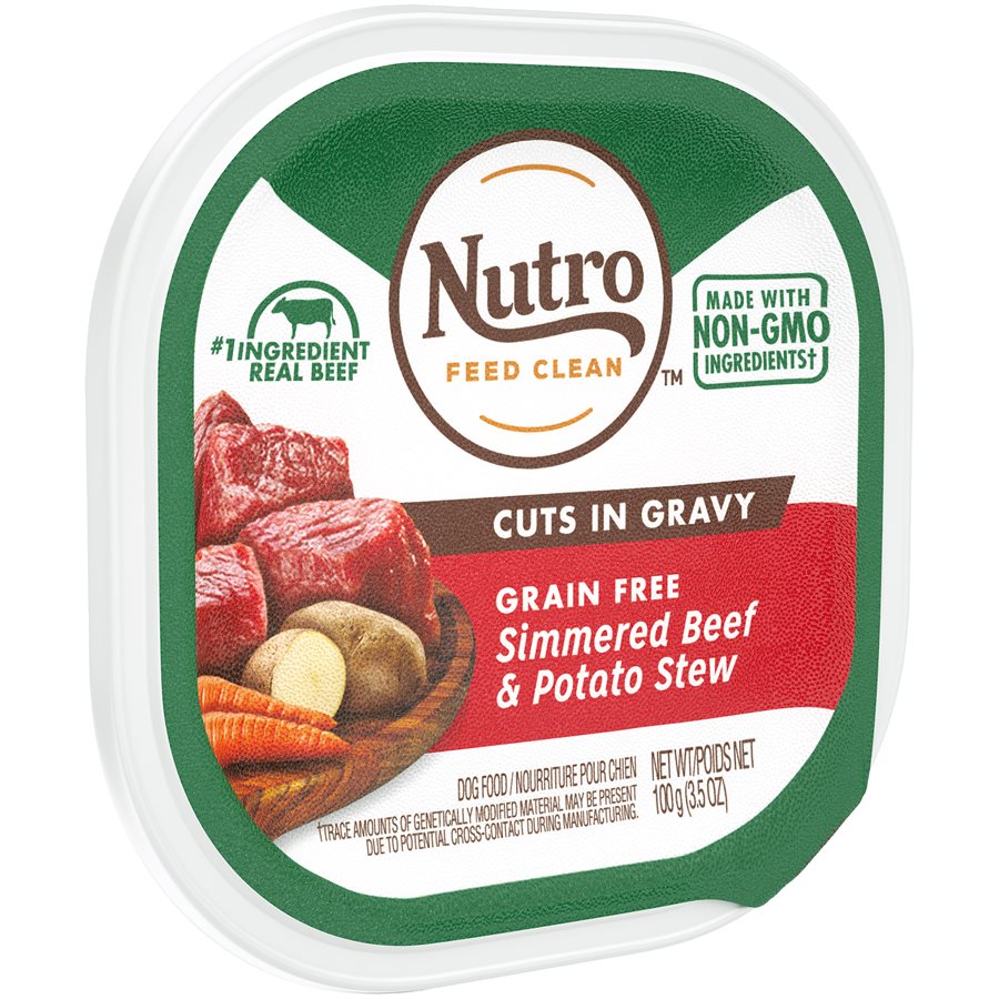 Nutro Adult Dog Cuts in Gravy Beef & Potato Stew 24 / 3.5 oz