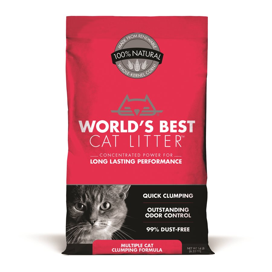 World's Best Cat Litter Clumping MultiCat Litter 14LB