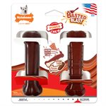Nylabone Os Durable Saveur de Bacon & Bifteck Arrosé Petit 2MCX