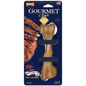 Nylabone Style Gourmande Os Durable Fémur Saveur Côtes Levées Très-Grand
