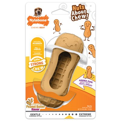 Nylabone Strong Chew Fillable Peanut Medium / Wolf