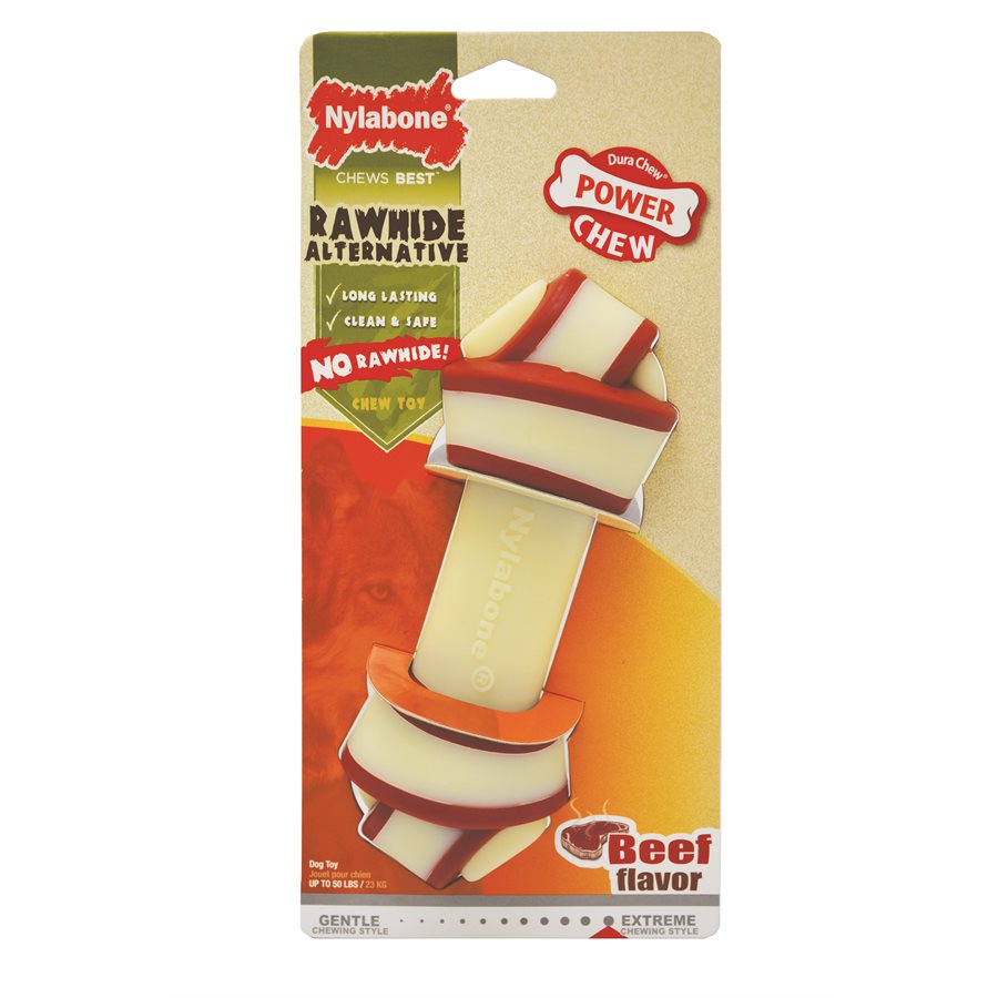 Nylabone Power Chew Rawhide Alternative Knot Bone Giant