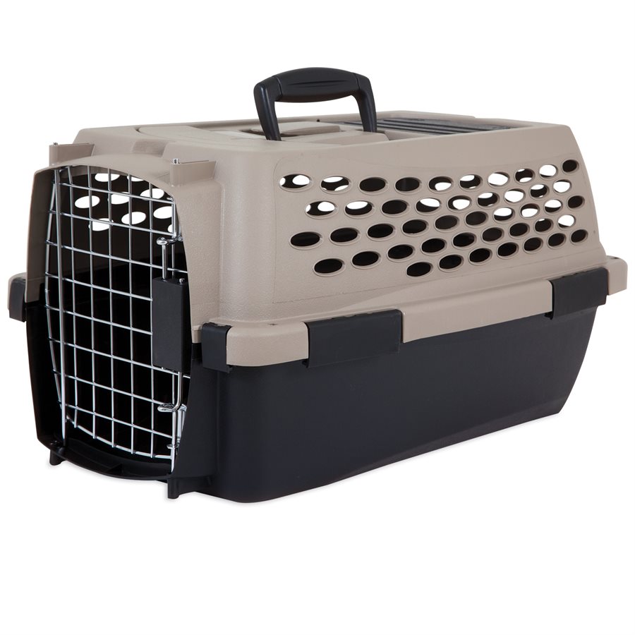 Petmate Vari Kennel 19" up to 10LBS Tan / Black