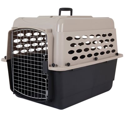 Petmate Chenil « Vari Kennel » 28 25-30 LB Gris Clair / Noir