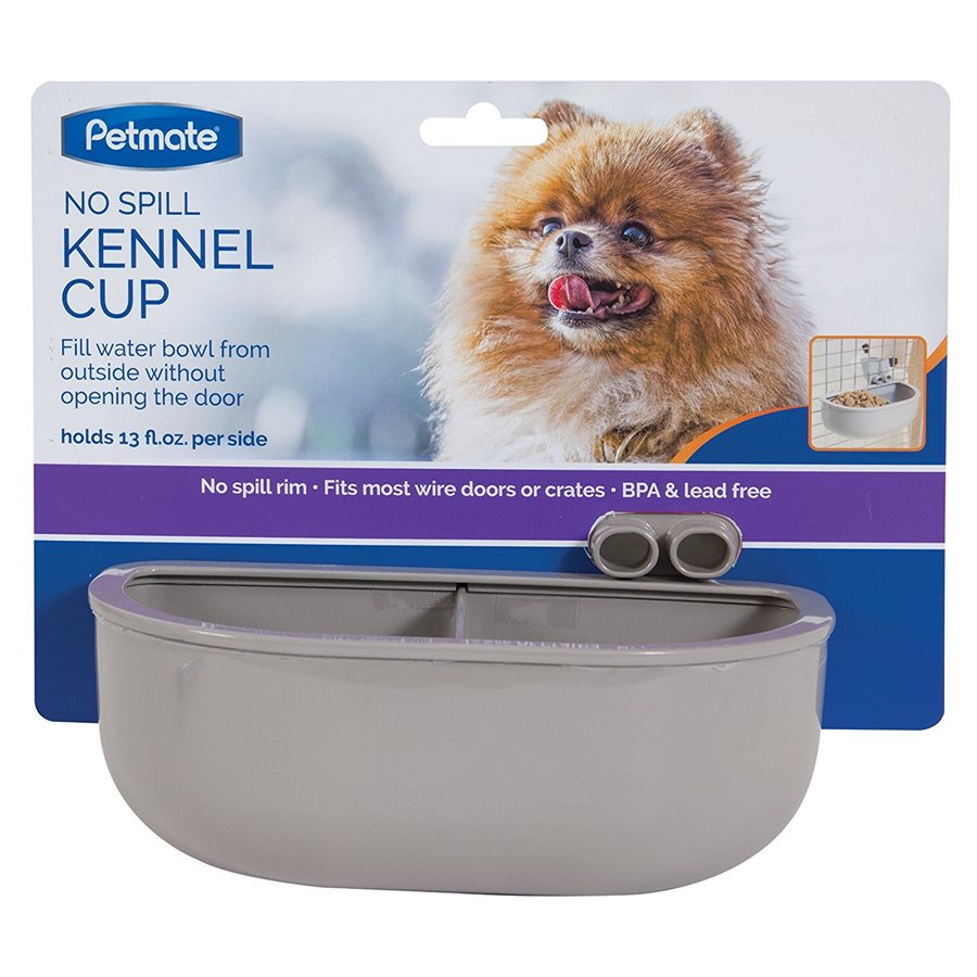 Petmate Kennel Bowl Double Diner 13oz