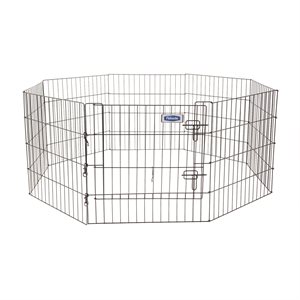 Petmate Exercise Pen with Door 24" x 24" 8-Panels