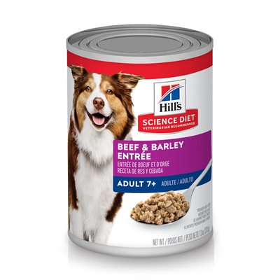 Hill's Science Diet Senior 7+ Dog Beef & Barley Entrée 12 / 13oz