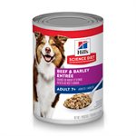 Hill's Science Diet Senior 7+ Dog Beef & Barley Entrée 12 / 13oz