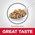Hill's Science Diet Senior 7+ Dog Beef & Barley Entrée 12 / 13oz