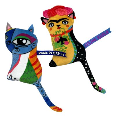 KONG pour Chats « Artz » Kahlo / Picasso Paquet de 2 KONG pour Chats « Artz » Kahlo / Picasso Paquet de 2