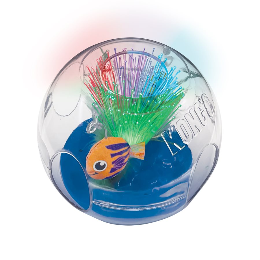 Kong for cats bat a bout glow aquarium