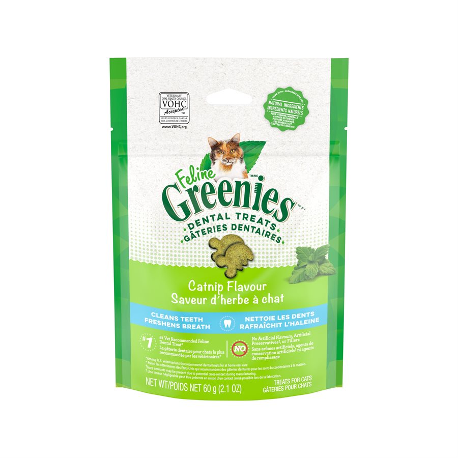 Greenies Feline Catnip Complete Dental Treat 2.1oz