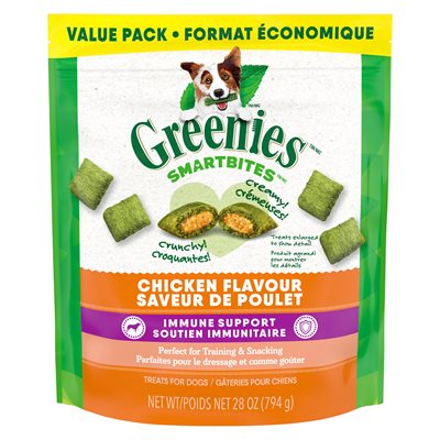 Greenies Smartbites Immune Support Dog Treats Chicken 28oz Greenies Smartbites Immune Support Dog Treats Chicken 28oz