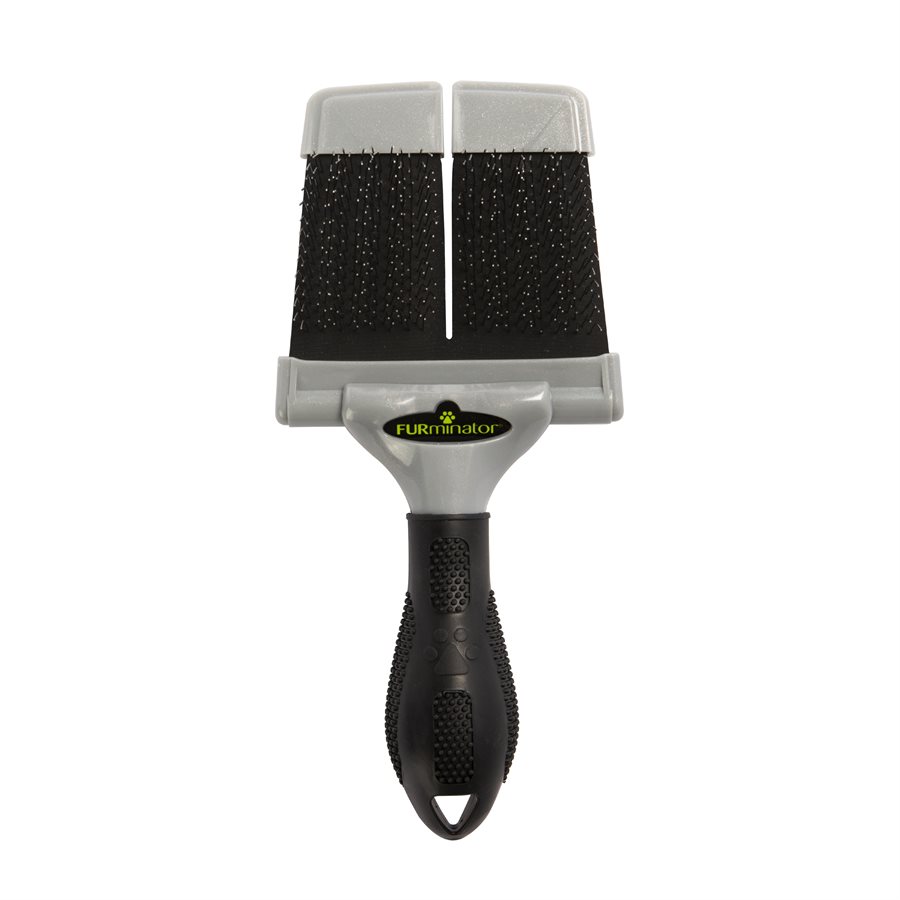 FURminator Large Soft Slicker Brush for Dogs English Only