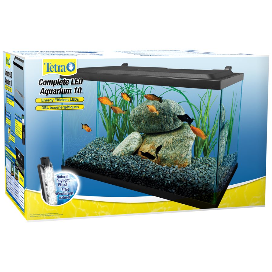 Tetra LED Deluxe Aquarium Kit 10 Gallons - 226 33143 1 Z