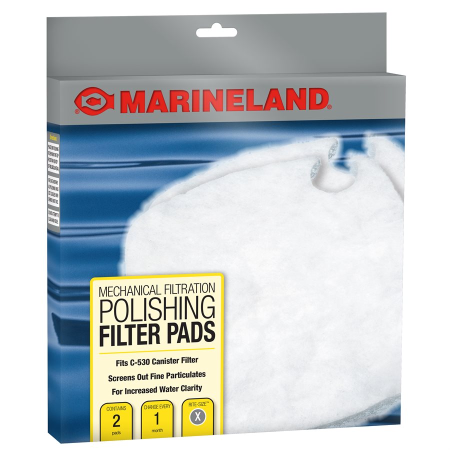 Marineland CSeries Canister Filter Polishing Filter Pads PC 530 2Pack