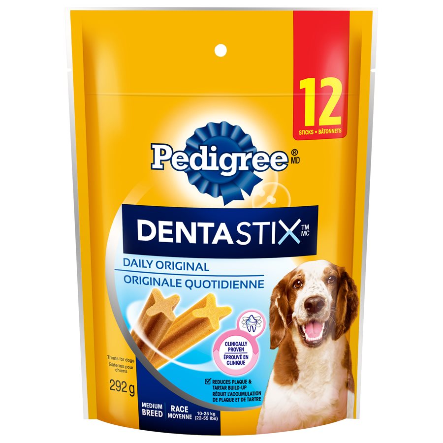 Pedigree DentaStix Original Flavor Medium 12 Count 292g
