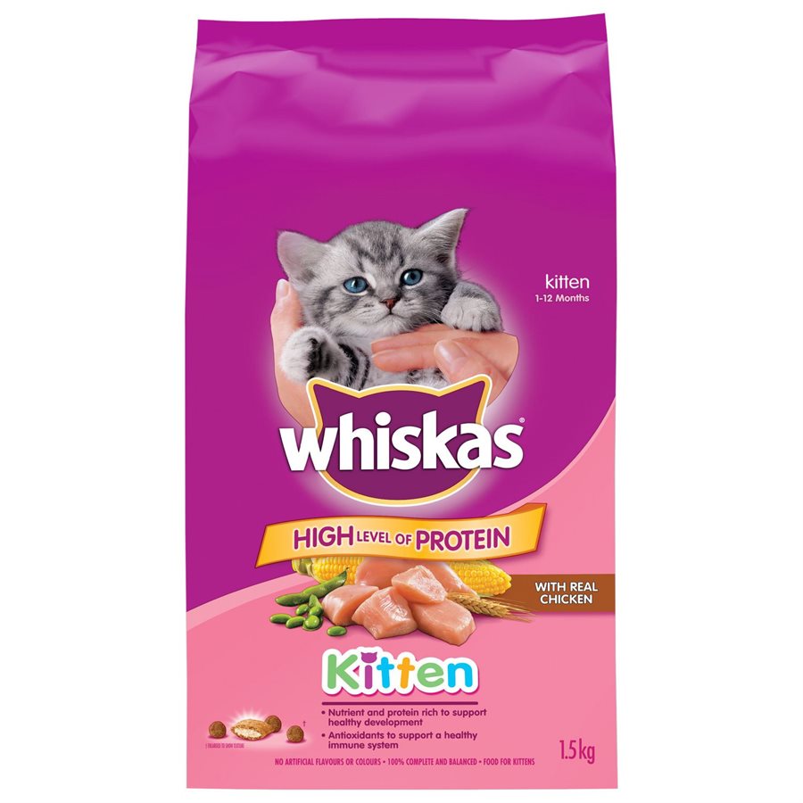 Whiskas Kitten Chicken Recipe 1.5KG