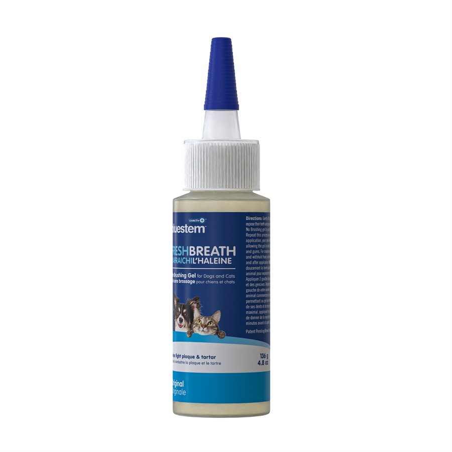 Bluestem Oral Care No Brushing Gel for Dogs and Cats 136 g Original