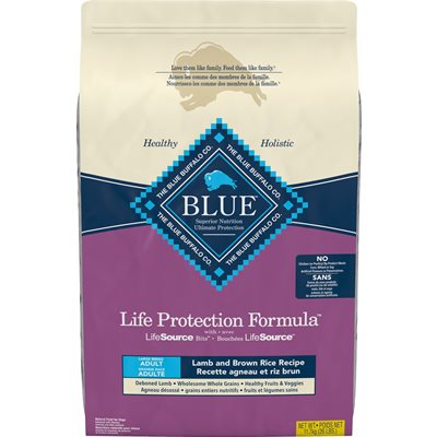 Blue Buffalo Life Protection Grande Race Chien Adulte Agneau 26LB Blue Buffalo Life Protection Grande Race Chien Adulte Agneau 26LB