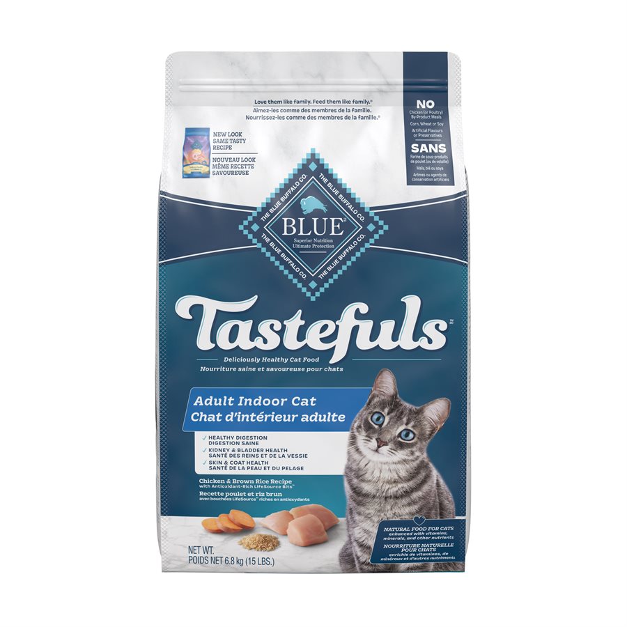 Blue Buffalo Tastefuls Indoor Adult Cat Chicken 15LB