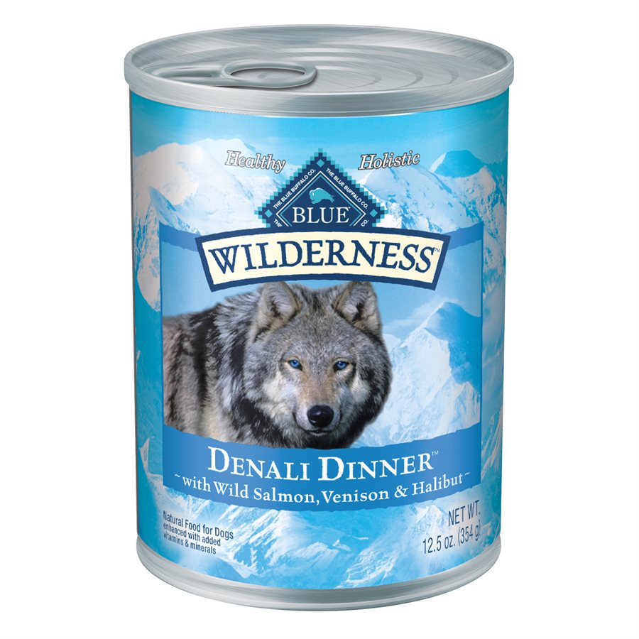 Blue Wilderness Adult Denali Dinner Wild Salmon, Venison & Halibut 12 /