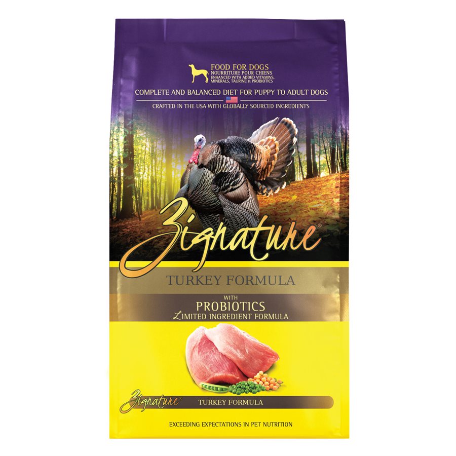 Zignature Limited Ingredient Grain Free Turkey Dog Food 4 LB