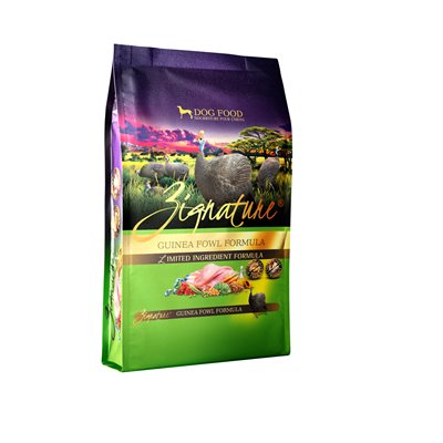 zignature guinea fowl dog food