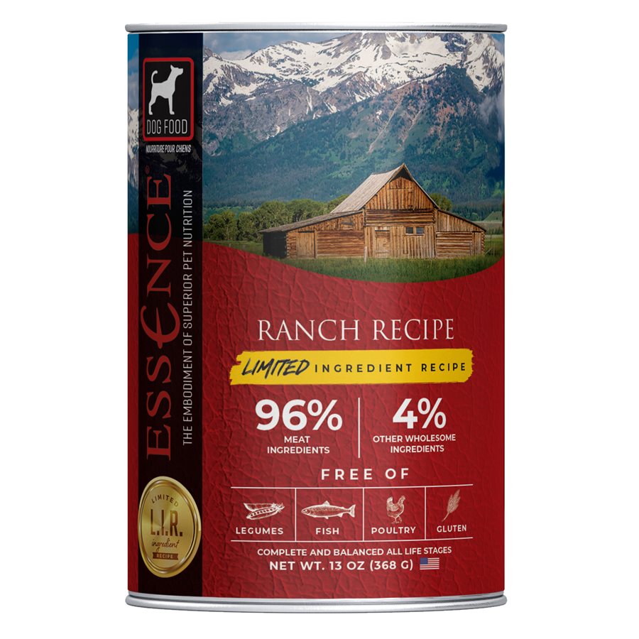 Essence Limited Ingredient Recipe Ranch Recipe Dog Food 12 / 13 OZ