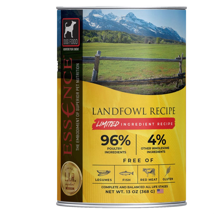 Essence Limited Ingredient Recipe Landfowl Recipe Dog Food 12 / 13 OZ