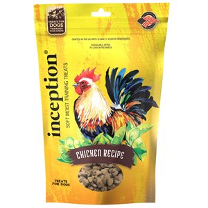Inception Gâteries Tendres pour Chiens Poulet 4oz