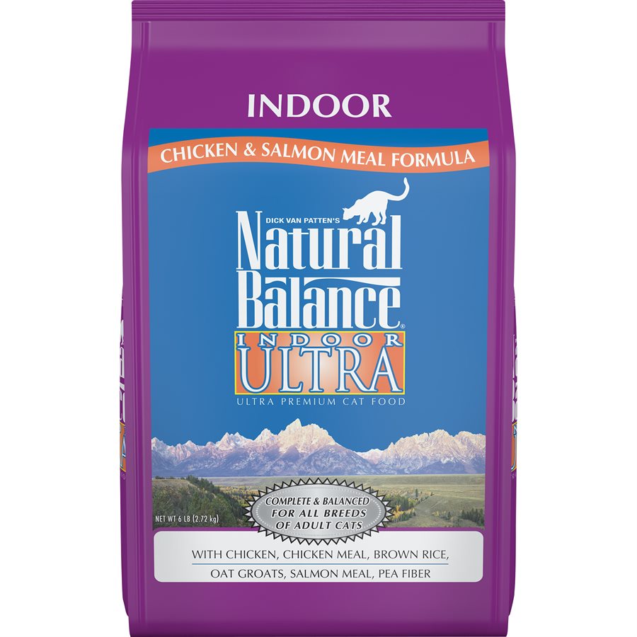 Natural Balance Cat Indoor Chicken Meal & Salmon Meal Formula 6LB