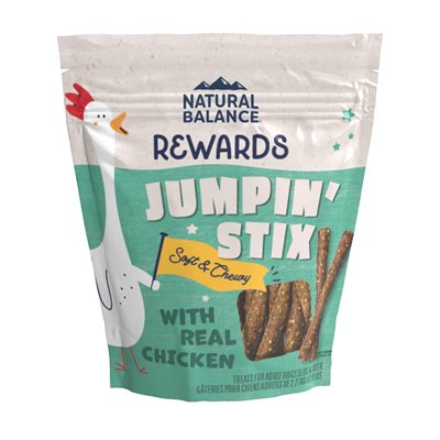 Natural Balance « Rewards Jumpin' Stix » Gâteries pour Chiens Poulet 4oz