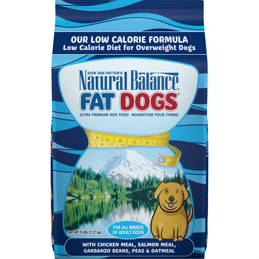 Natural Balance Fat Dogs Low Calorie Chicken & Salmon Formula 5LB
