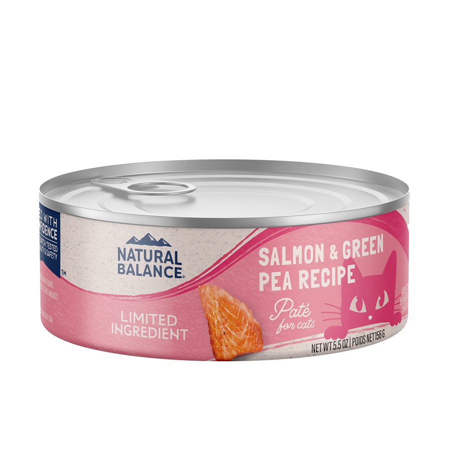 Natural Balance Cat LID Salmon & Green Pea Formula Cans 24 / 5.5oz