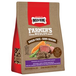 Smuckers Gâteries « Milk Bone » Mélange Fermier Agneau & Légume Sans Céréales 4 / 340g