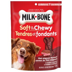 Smuckers Gâteries « Milk Bone » Doux & Moelleux Saveur de Filet Mignon 12 / 113g