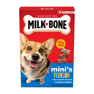 Smuckers Gâteries « Milk Bone » Biscuits Savoureux Mini 12 / 475g