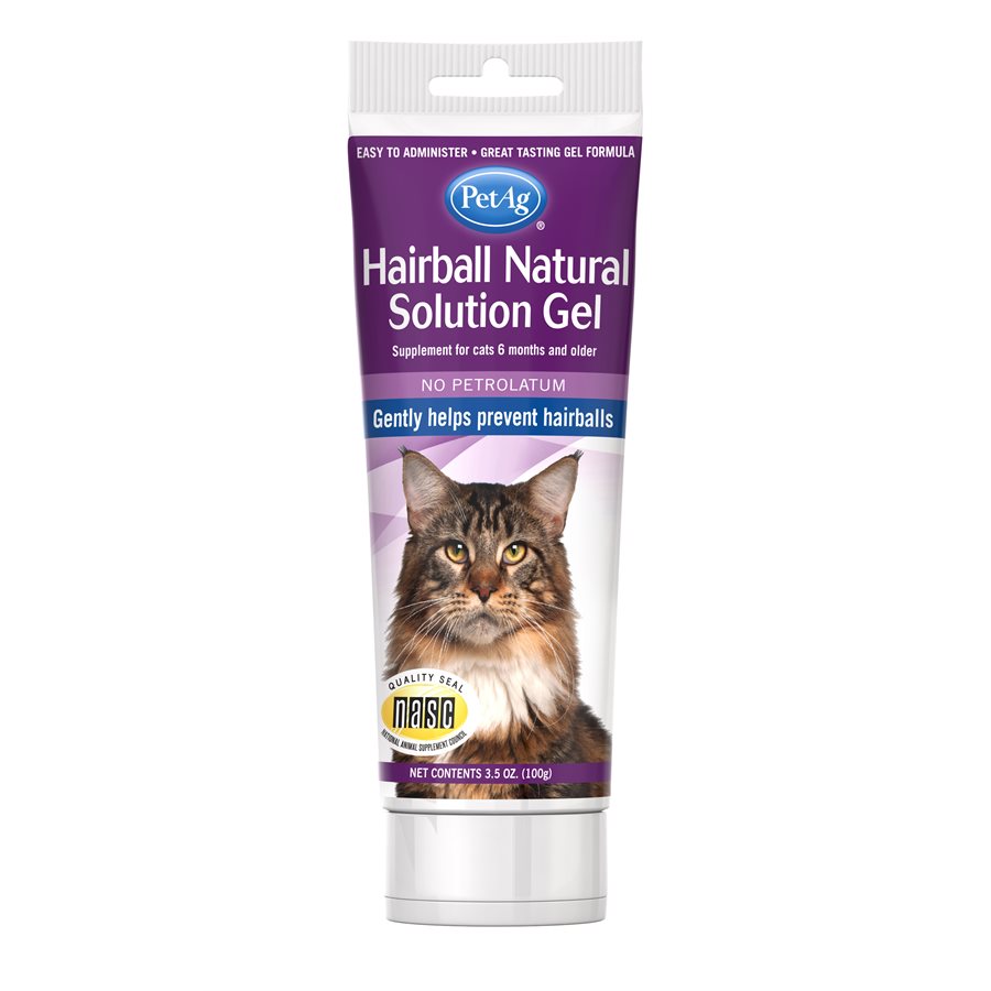 PetAg Hairball Natural Solution Gel Cats 3.5oz
